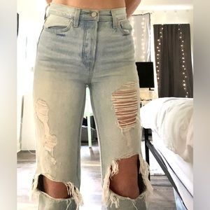 BDG distressed light wash jeans